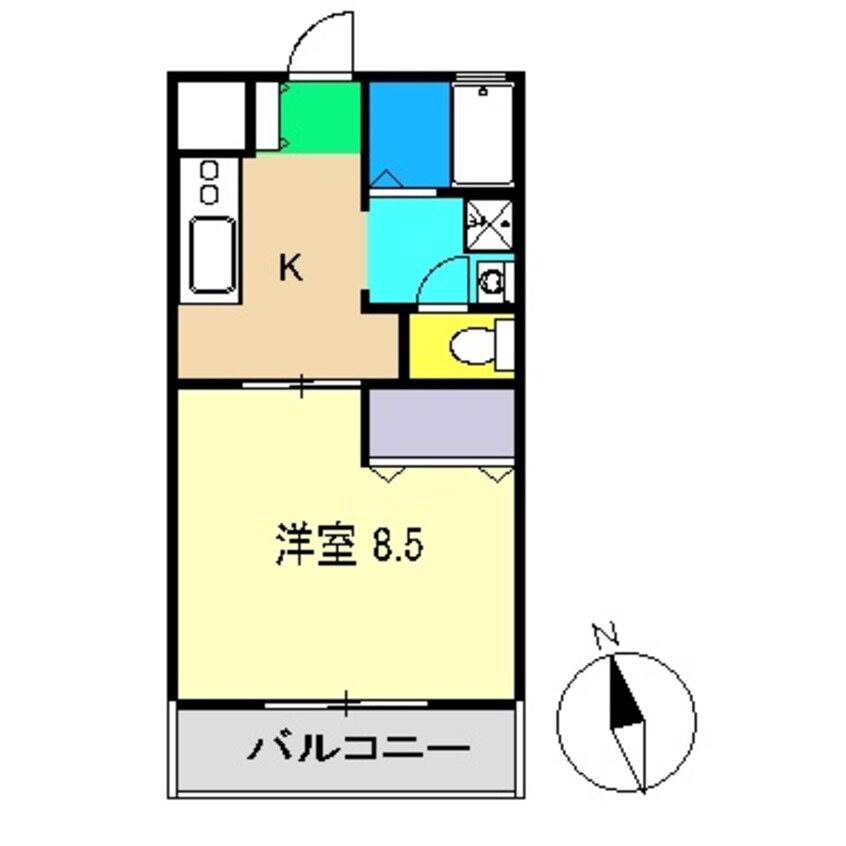 間取図 藤本ハイツ