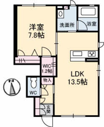 間取図 シャーメゾンK