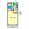 コートシマ A棟 1Kの間取り