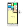 コートシマ A棟 1Kの間取り