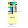ビリーバー 1Kの間取り