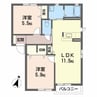 シャーメゾン「花と菜」 2LDKの間取り