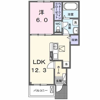 間取図 クラール野市Ｃ