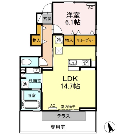 間取り図 ネオシャトー A棟