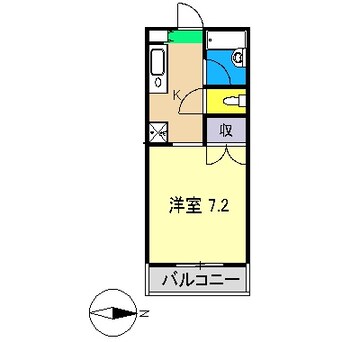 間取図 エスティーコート南国