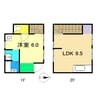 FIN MAISON 1LDKの間取り