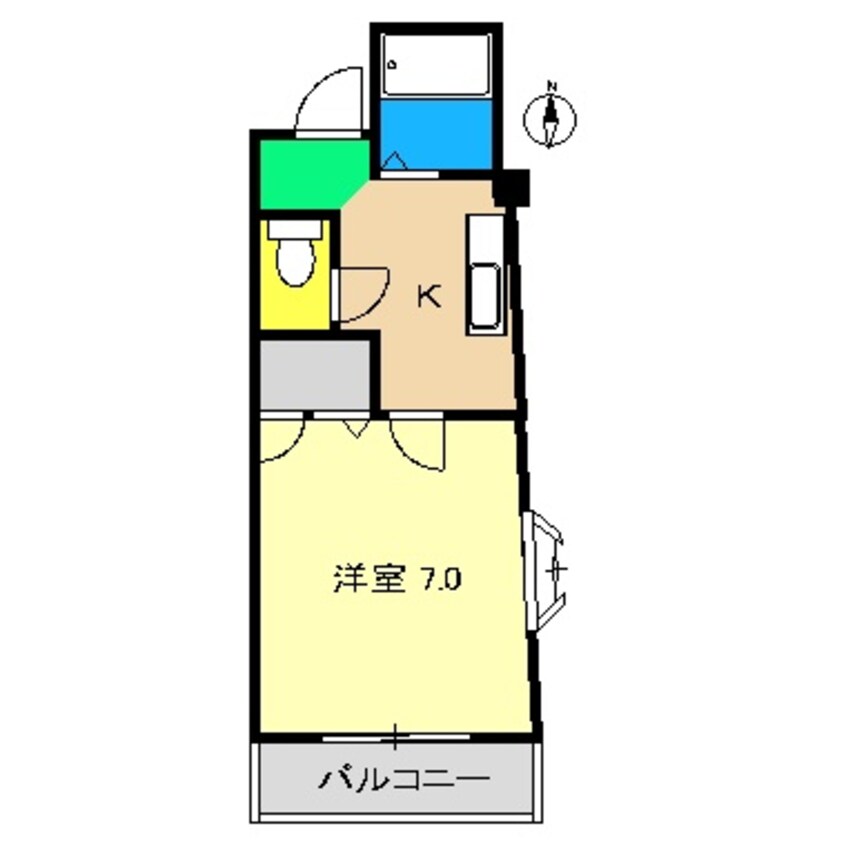 間取図 コーポあゆみ Ⅱ