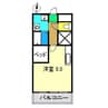 ジョイナス 1Rの間取り