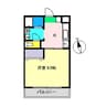 コーポ麦笛 1Kの間取り