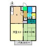 ブレッシングN A棟 2Kの間取り