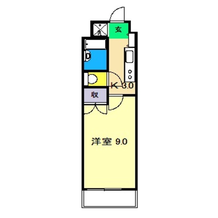 間取図 グランヴィーダ瀧