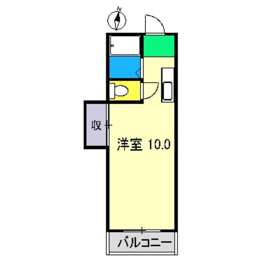 間取図 アゼリア南国