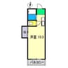 アゼリア南国 1Rの間取り