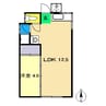 門田マンション 1LDKの間取り