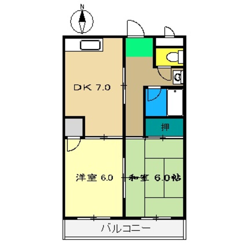 間取図 サンルージュ