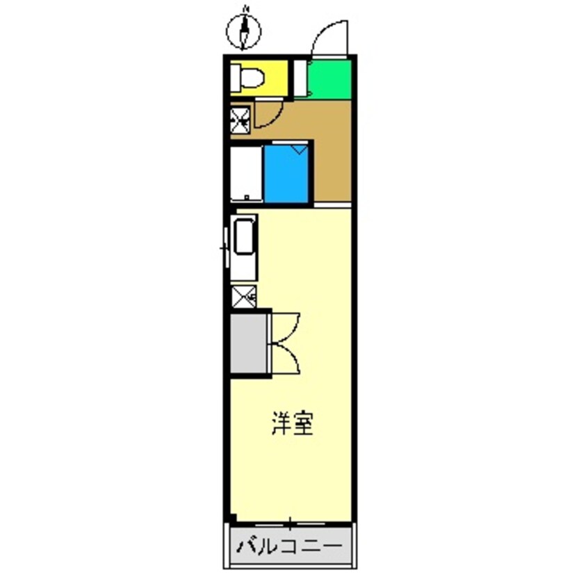 間取図 コーポIZUMI