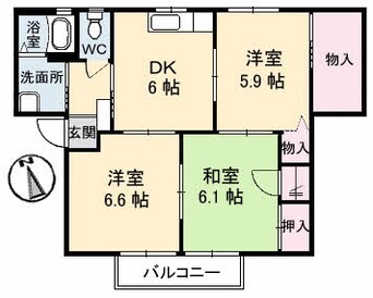 間取図 シャーメゾン橋田 C棟