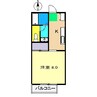 プレミール西野 1Kの間取り