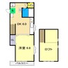 DRハウス Ⅰ 1DK+Sの間取り