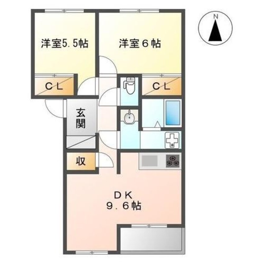 間取図 シティルミナスⅤ