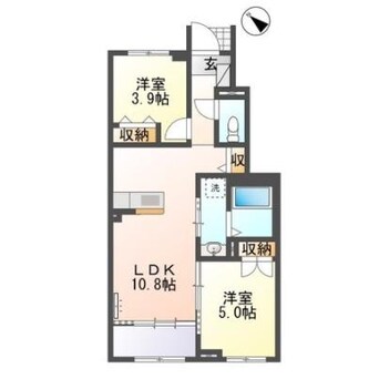 間取図 ピュア　ヒルズ