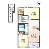 ピュア　ヒルズ 2LDKの間取り