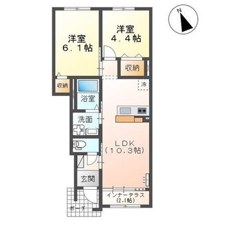 間取図 エクセルハイムA棟