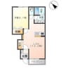 メゾン　プルメリア 1LDKの間取り