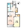 コンフォース 1LDKの間取り