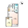 Urban　Lutheta 1LDKの間取り