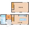 本須賀貸家 1LDK+Sの間取り