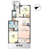 ヴェール 2LDKの間取り