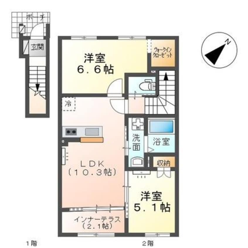 間取図 ヴェール