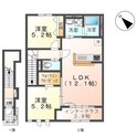 ドゥ　ソワルの間取図
