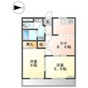 S・Jルミナス 2DKの間取り