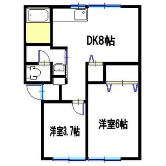 間取図 パナハイツレインボー