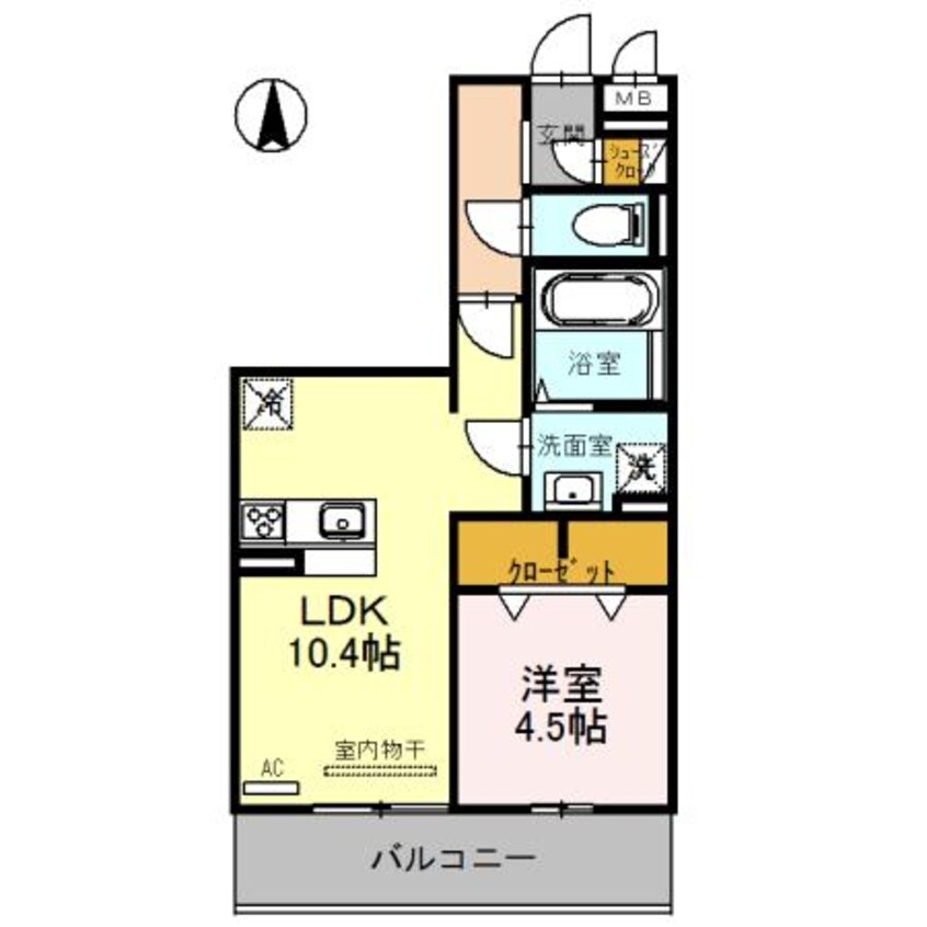 間取図 ロータス長町　B棟