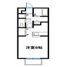 メルベーユ英賀保 1Kの間取り