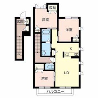 間取図 グランドゥール英賀保　B