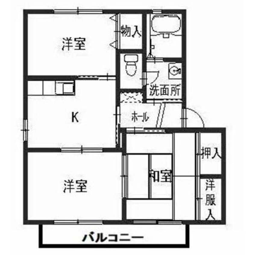 間取図 バリュージュ今在家D