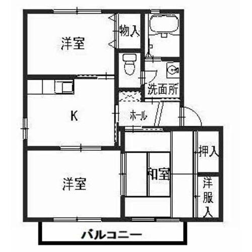 間取り図 バリュージュ今在家D