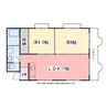 メゾン手柄 2LDKの間取り