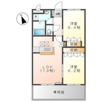 間取図 アベニール中島