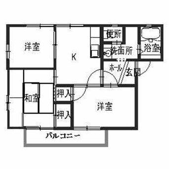 間取図 クレスコ　B