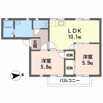 間取図 リバーハイツ