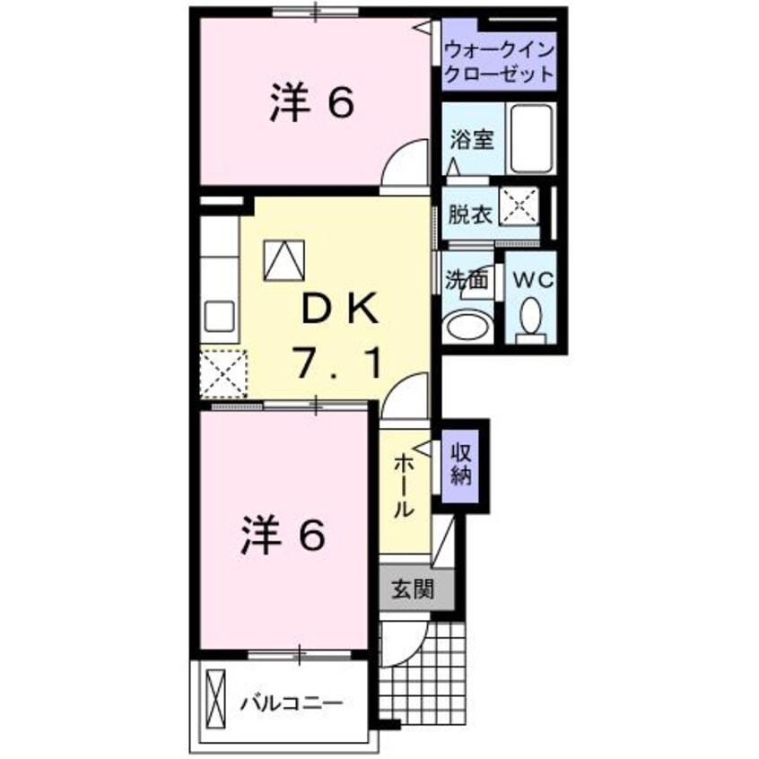 間取図 ノイ・フリーデB