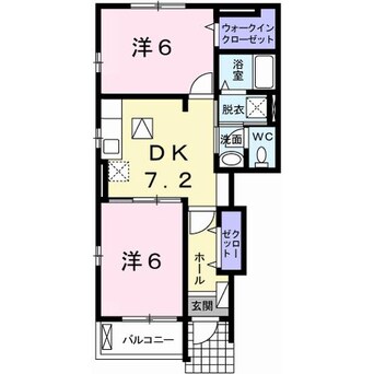 間取図 テラエスペランサ　A