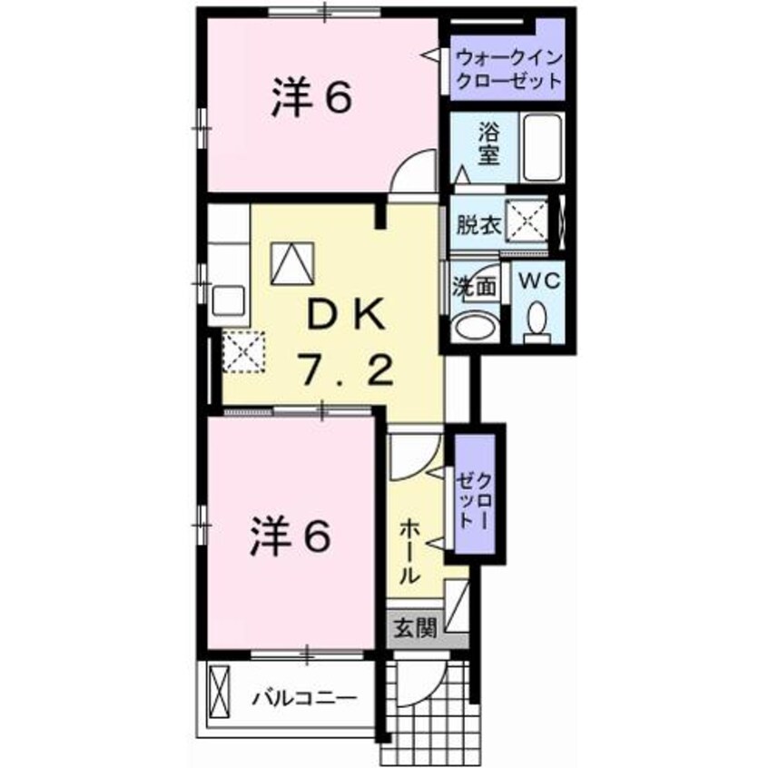 間取図 テラエスペランサ　A