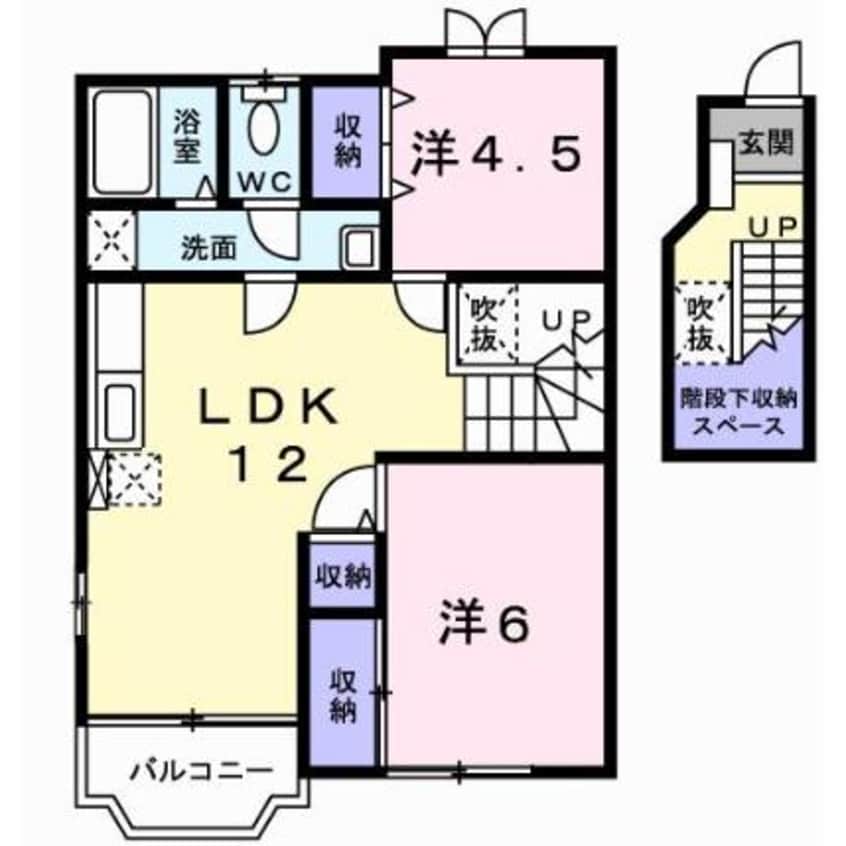 間取図 モアークレストⅢ