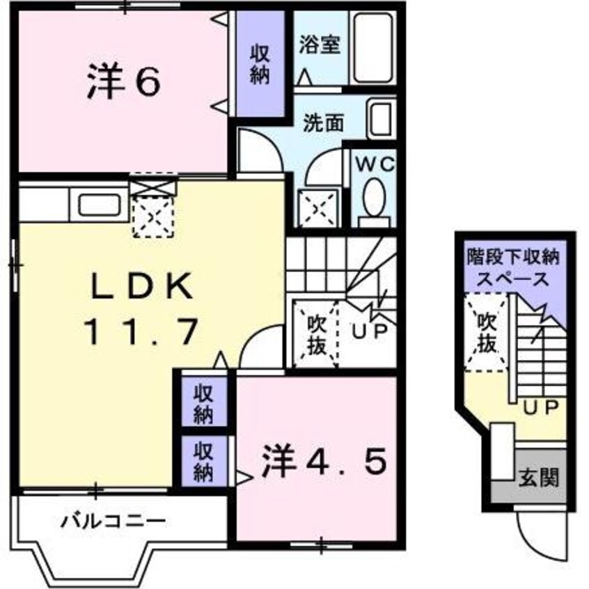 間取図 プロムナード